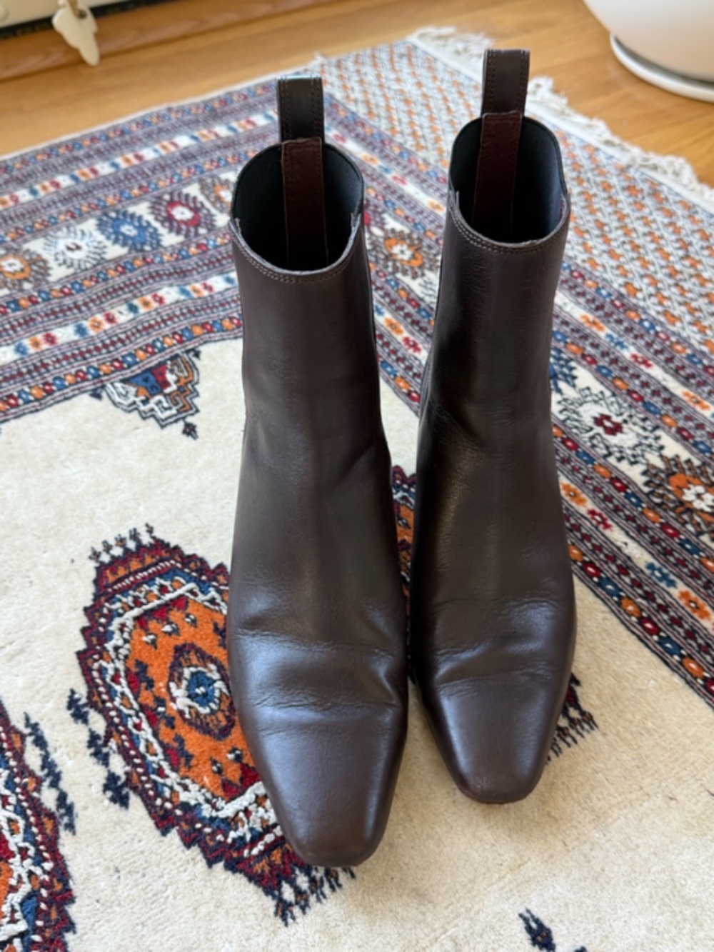 Madewell The Dimes Chelsea Boot in Leather, Brown, Women's 8, EUC
